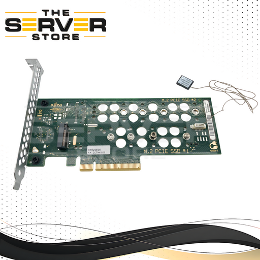 Fujitsu Dual M.2 NVMe SSD to PCIe x8 High Profile Adapter D3352-A11 GS2 A3C40178581