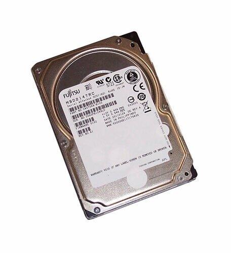 MBD2147RC — Fujitsu 146GB 10000RPM 6Gb/s 2.5" SAS Hard Drive