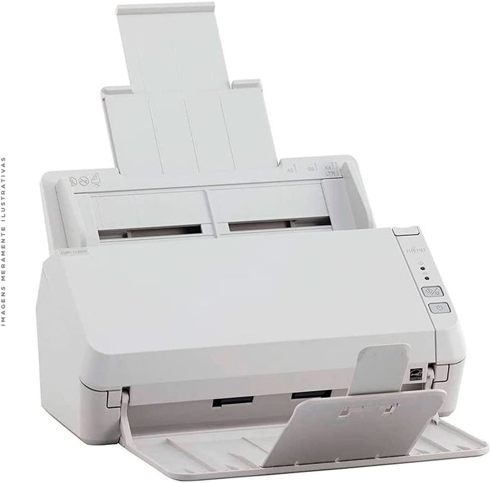 Fujitsu SP-1130N 600 x 600 dpi 30 ppm USB, Ethernet Automatic Duplex Scanning Desktop Color Sheetfed Document Scanner - PA03811-B025