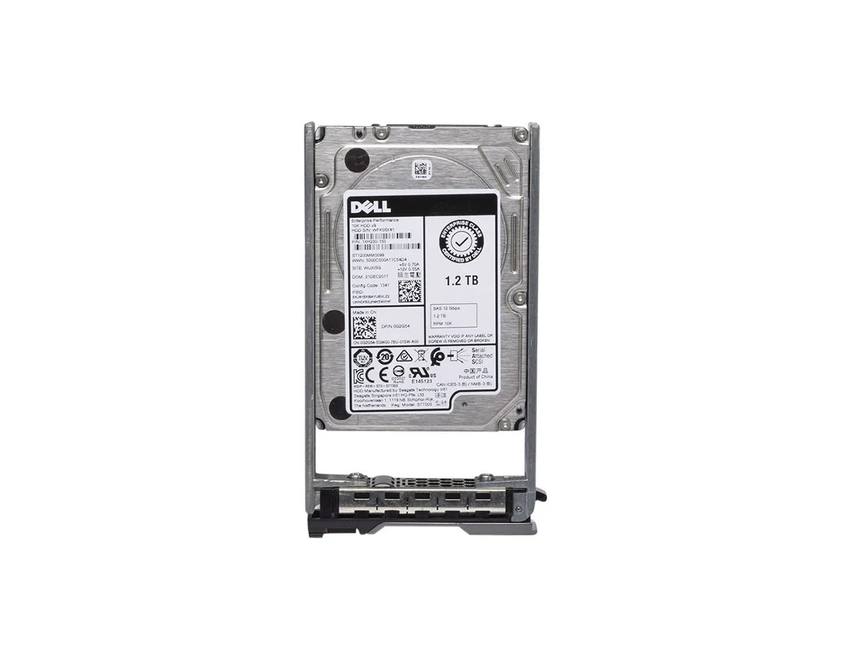 Dell Gen14-16 1.2TB 10K 12Gb/s 512n 2.5-inch SFF SAS Hard Drive (G2G54)