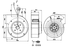 ebmpapst G3G133-DJ01-13 Blower Fan 230V 50W 133MM