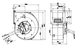 G3G160-AC50-01 ebm papst centrifugal fan Motor M3G074-CF