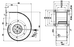 G4D180-FF20-01 ebm papst centrifugal fan Motor M4D074-DF