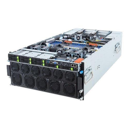 G593-SD1-AAX3 Gigabyte G593 Golden Plate 5U H200 HGX AI GPU Server, 2 x Intel Xeon Platinum 8562Y+, 32 x 64GB RAM, 2 x 1.92TB SSD - NEW - 3 YEAR WARRANTY