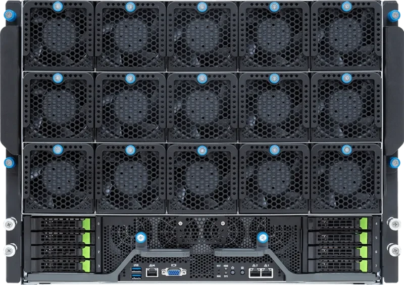 Gigabyte G894-AD3-AAX7 HPC/AI Intel Xeon 6 Processors DP NVIDIA HGX B300 8U Server