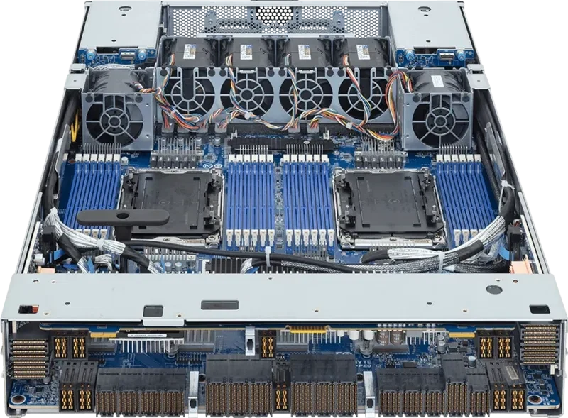 Gigabyte G894-AD3-AAX7 HPC/AI Intel Xeon 6 Processors DP NVIDIA HGX B300 8U Server