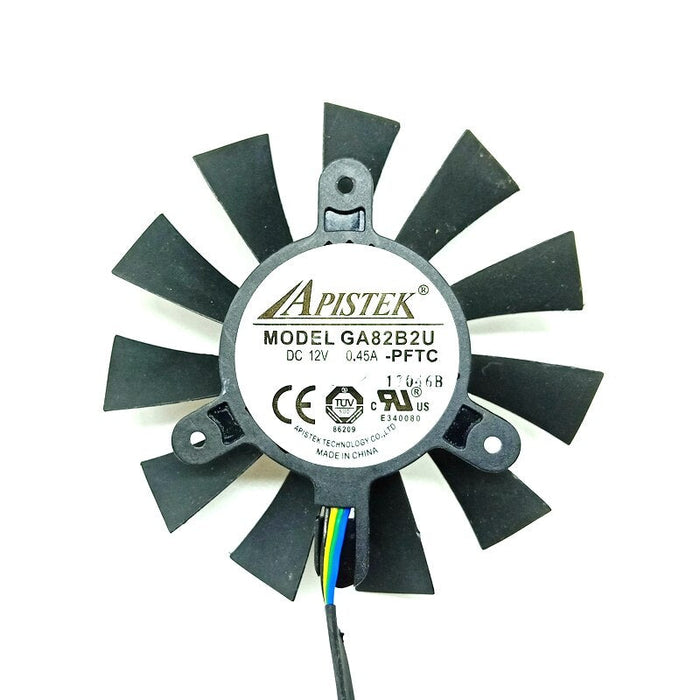 GA82B2U 12V DC 0.45A 4-Wire Axial Cooling Fan