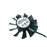 GA82B2U 12V DC 0.45A 4-Wire Axial Cooling Fan