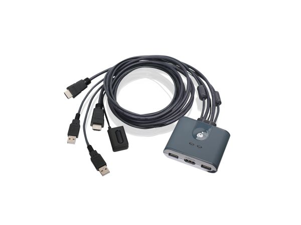 GCS32HU - Iogear 2-Port Full Hd Kvm Switch With Hdmi And Usb Connections. For 2 Hdmi Pc Share On