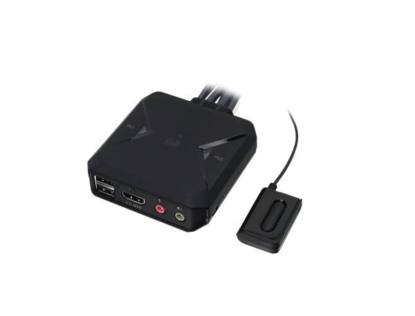 GCS92HU - Iogear 2-Port 4K@60Hz Uhd Kvm Switch With Hdmi, Usb And Audio Connections. For 2 Pc Sha