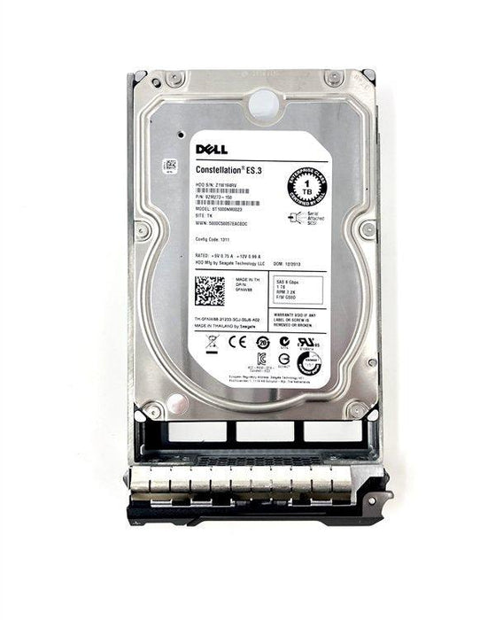 MG03SCA100 Dell GPP3G 1TB 7.2K 6G SAS 3.5in Hard Drive