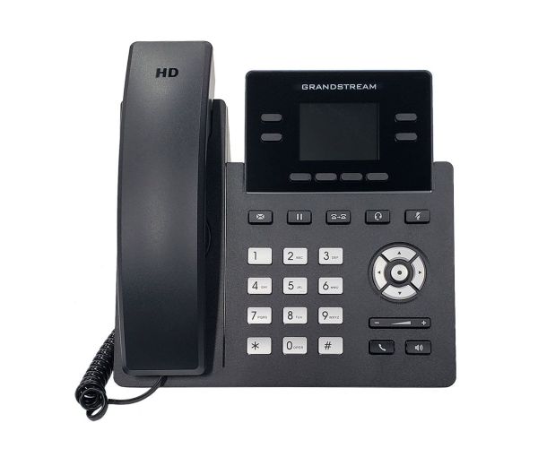 GRP2612 - Grandstream 2-Line Dual-Port Ethernet 2.4-inch LCD Carrier Grade VoIP Phone
