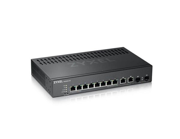 GS2220-10 - Zyxel GS2220 Series 8-Ports 10/100/1000BASE-T PoE+ Layer 4 Rack-mountable Managed Network Switch