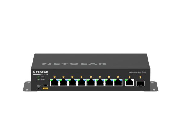 GSM4210PD-100NAS - Netgear AV Line GSM4210PD 8-Ports 10/100/1000BASE-T Ethernet Network Switch with Single-Port SFP