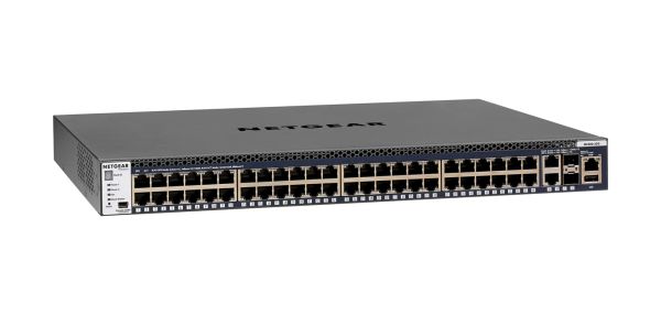 GSM4352S-100NES - Netgear M4300 Series 48-Ports 10/100/1000BASE-T and 2-Ports 10GBASE-T Ethernet Layer 3 Rack-mountable Managed Network Switch with 2-Ports SFP+