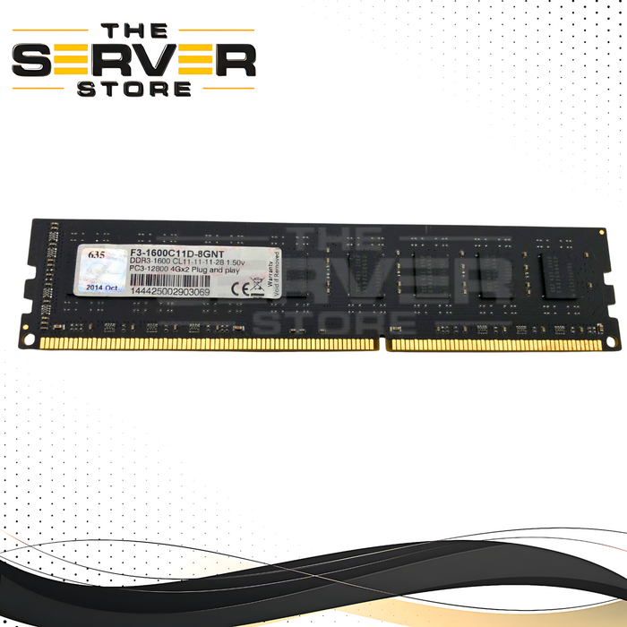 G.SKILL NT Series 4GB DDR3 1600MHz PC3-12800 CL11 RAM F3-1600C11D-8GNT