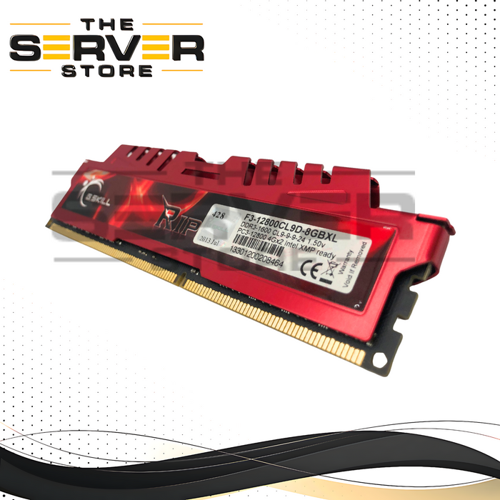 G.SKILL Ripjaws X 4GB DDR3 1600MHz PC3-12800 CL9 RAM F3-12800CL9D-8GBXL