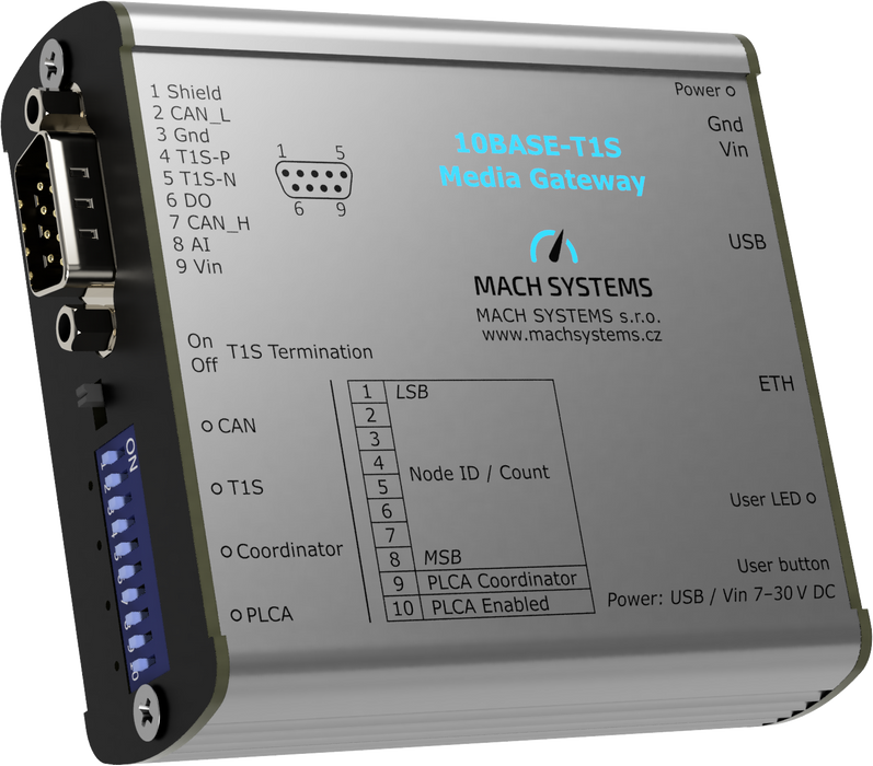10BASE-T1S Media Gateway