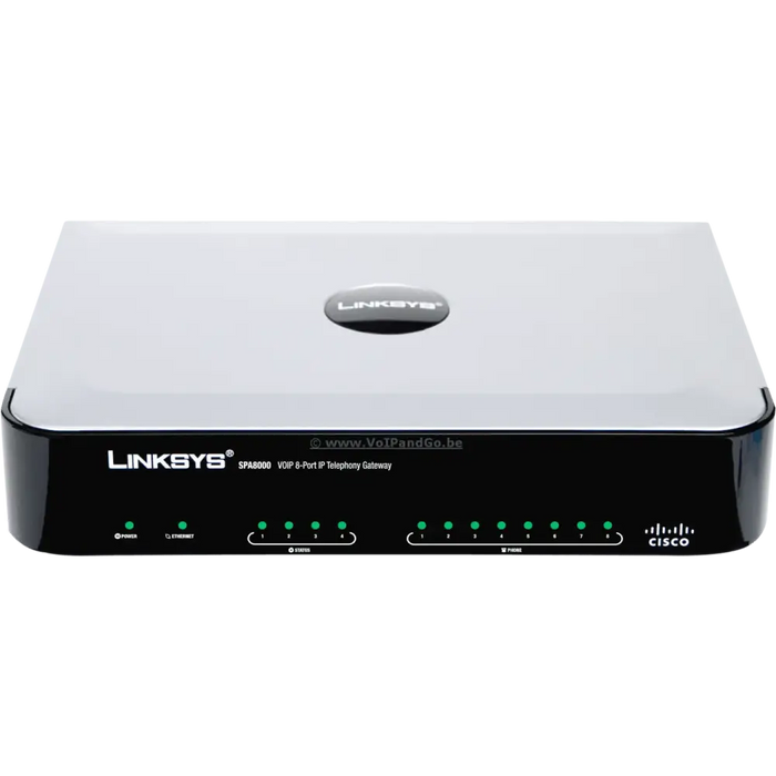 Cisco SPA8000 8-Port FXS IP Telephony Gateway VoIP ATA SPA8000-G1 - Refurbished