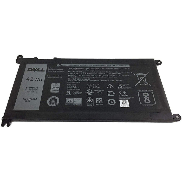 Genuine Dell Battery WDXOR 42Whr 4-cell 11.4V for Dell Inspiron 13 5368 5378 7368 7378, Inspiron 15 5565 5567 5568 5578 7560 7570 7579 7569 P58F and Inspiron 17 5765 5767 (Type WDX0R) (Renewed)-FoxTI