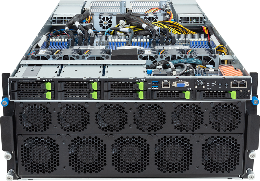 Gigabyte G593-ZD2-H200 5U Rackmount AMD EPYC 2-Processor 24-Slot DDR5 Server