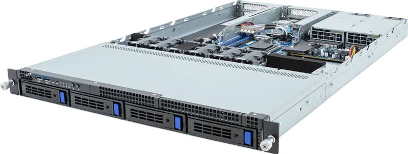 Gigabyte R133-C13-AAA1 1U AMD EPYC/Ryzen Processor 4 x DIMMs 4 x SATA 800W Server