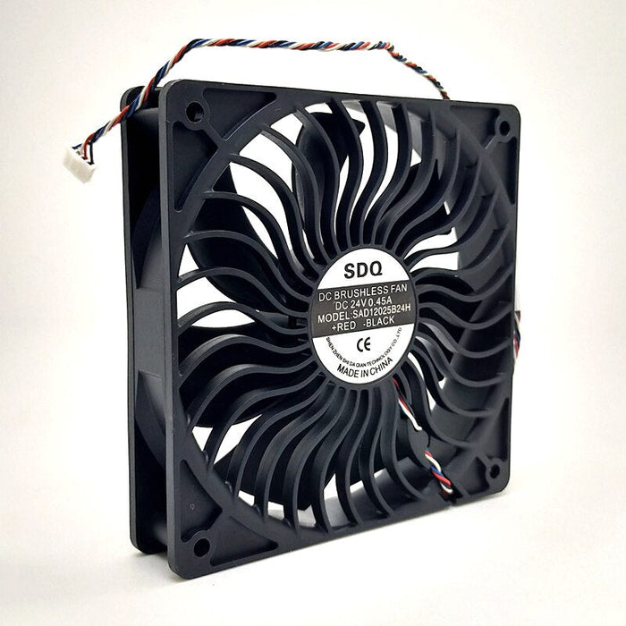 SAD12025B24H 120x120x25mm 24V DC Axial Cooling Fan