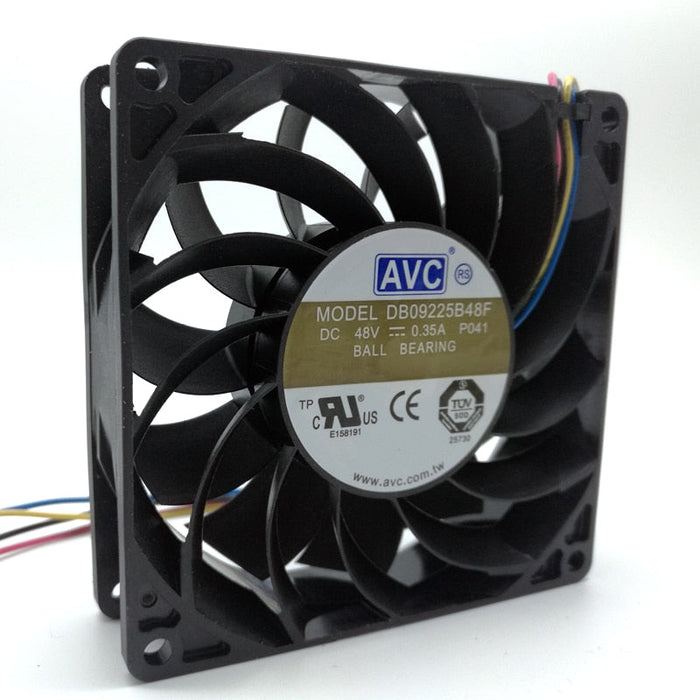 AVC DB09225B48F 92x92x25mm 48V DC Axial Cooling Fan