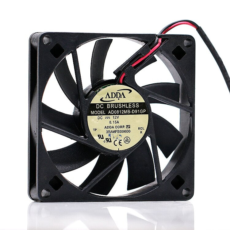 ADDA AD0812MB-D91GP 12V DC 0.15A Axial Cooling Fan