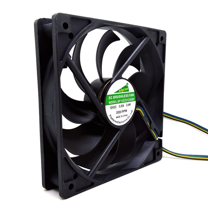 DF1202512SEMI 120x120x25mm 12V DC Axial Cooling Fan