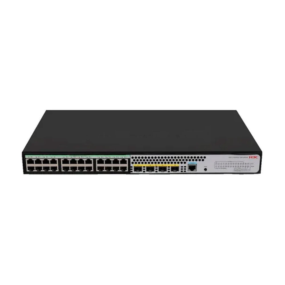 H3C S1850V2-28X-HPWR 24-Port PoE+ Gigabit Access Switch with 4x10G SFP+ Uplinks