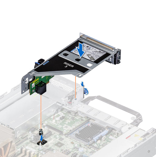 H3H55 — R3A FH Hl Riser Assembly | Dell PowerEdge R7525