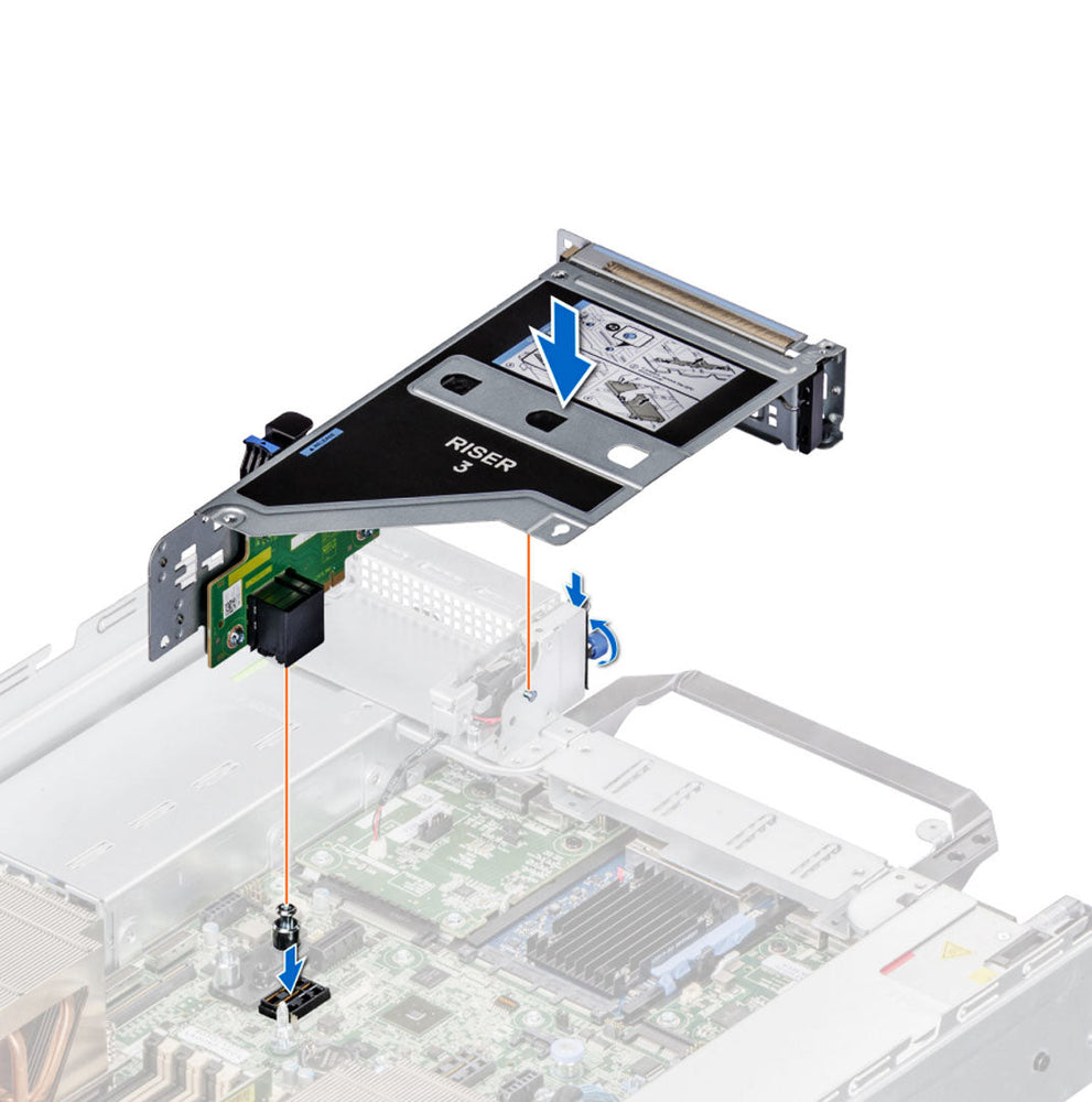 H3H55 — R3A FH Hl Riser Assembly | Dell PowerEdge R7525