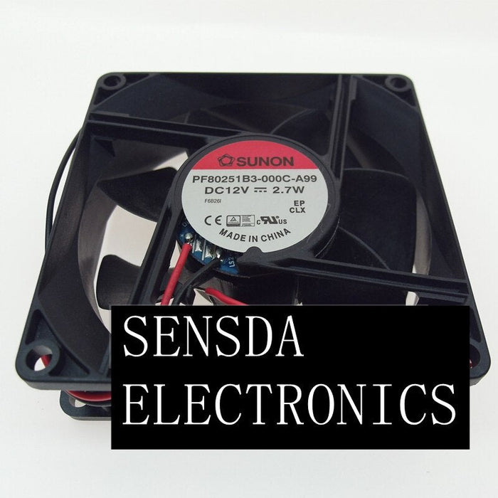 SUNON PF80251B3-000C-A99 80x80x25mm 12V DC Axial Cooling Fan