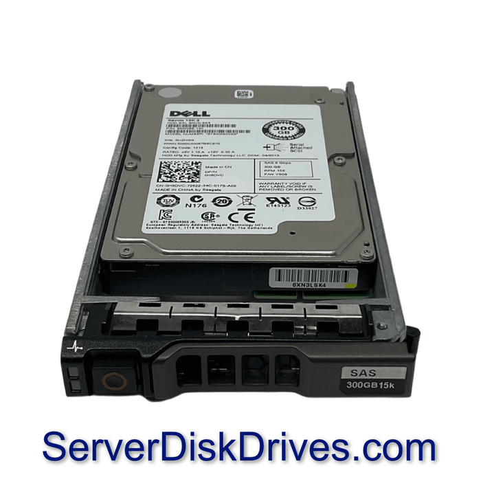 H8DVC — Dell 300GB 15K RPM 6Gb/s 64MB SAS 2.5 Hard Drive ST930065