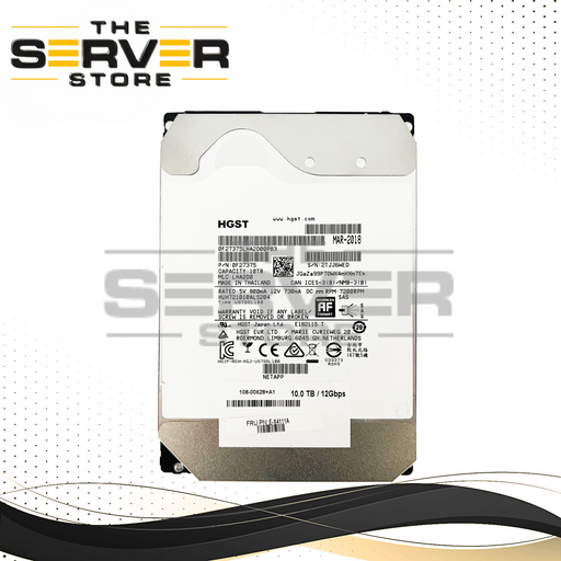 HGST 10TB SAS 12G 7.2K 3.5" HDD Ultrastar He10 (DC HC510) Series HUH721010AL5204
