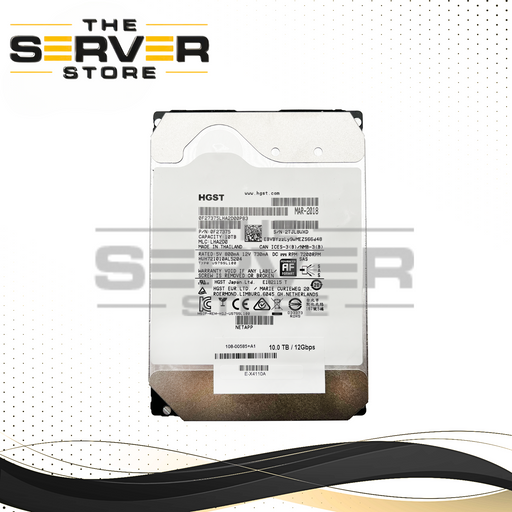 HGST 10TB SAS 12G 7.2K 3.5" HDD Ultrastar He10 (HC510) Series HUH721010AL5204