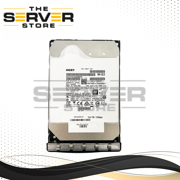 HGST 10TB SAS 12G 7.2K LFF 3.5" HDD He10 for Supermicro Server with CSE-424 Tray HUH721010AL5204