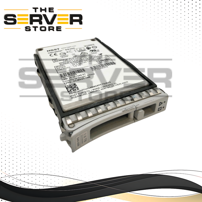 HGST Ultrastar SS300 1.6TB SAS 12G WI SSD 2.5" W/ Tray 0B35309 HUSMM3216ASS205