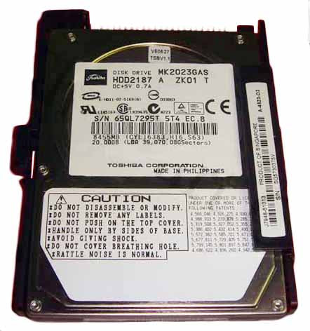 HP 20GB IDE Hard Drive with EIO Slot for LaserJet 4345MFP and 9200C Digital Sender - J7948-61003