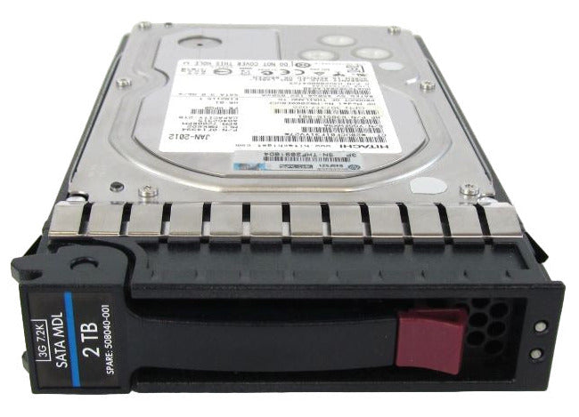508040-001 638516-001 507632-B21 HP 2TB 7.2K RPM 3Gb/s 3.5" SATA Hard Drive