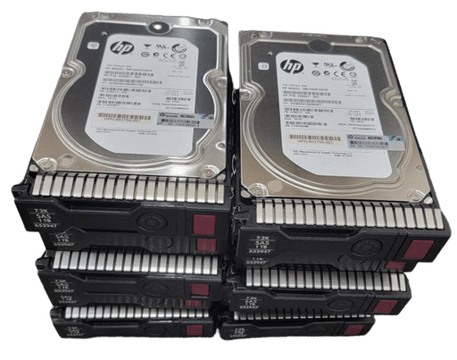 HP 652753-B21 653947-001 1TB 6G 7.2K 3.5" SAS Drives (Lot of 10)