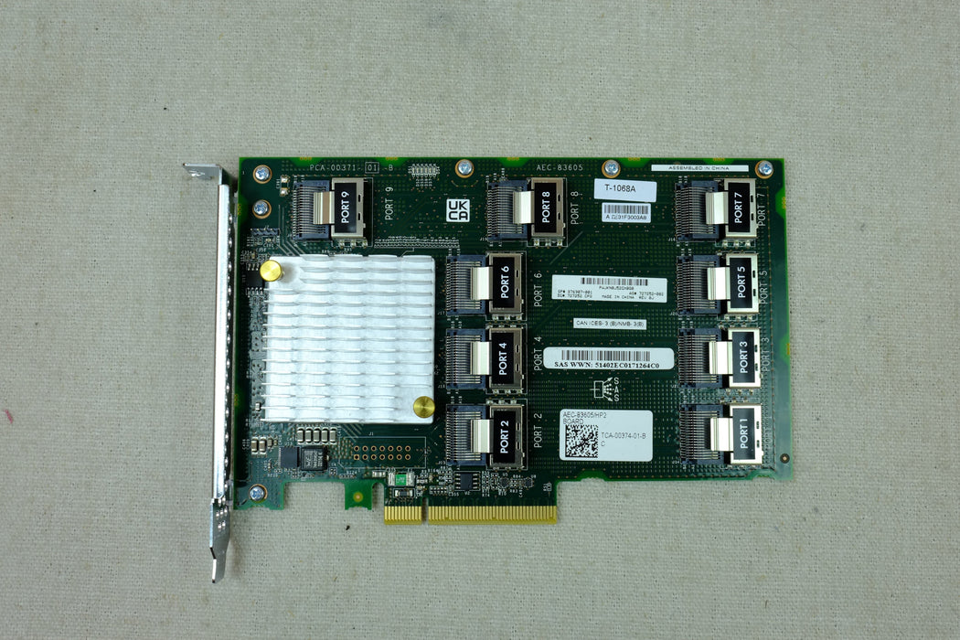 HP 876907-001 12GB SAS Expander PCIe Card for Proliant DL380 Gen10