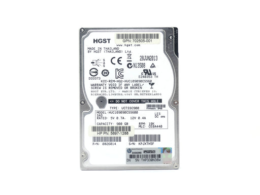 HP 900GB 10K 6Gbps SAS 2.5'' HDD Hard Drive (0B26014)