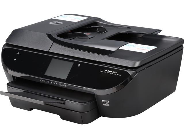 HP ENVY 7640e 4800x1200 dpi 14ppm Black 9ppm Color USB Ethernet Wireless All-in-One Printer E4W43A#B1H