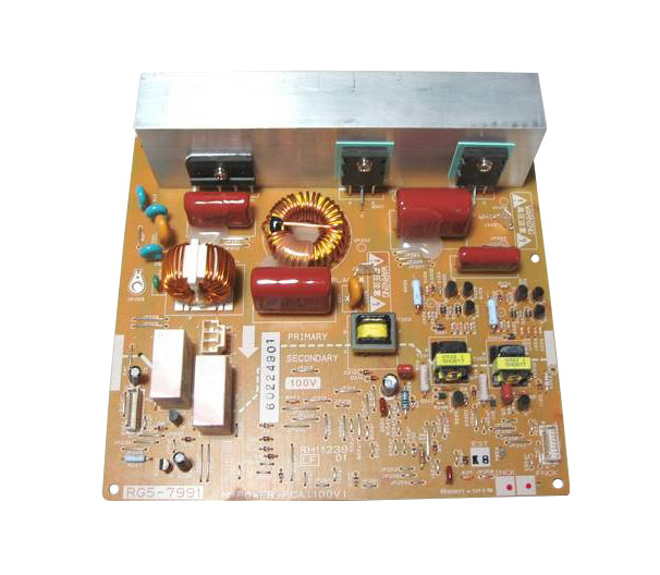 HP Fuser Power Supply PC Board Assembly 110-127volt for Color LaserJet 5500/5550 Printer - RG5-7991-RX