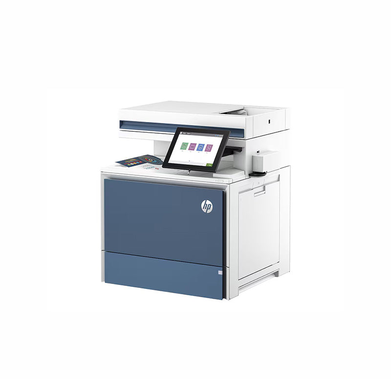HP LaserJet Enterprise 5800f 1200 x 1200 dpi 45 ppm USB, Ethernet Automatic Duplex Printing 8-inch Touch Screen LCD Display Desktop Color Laser Multifunction Printer - 6QN30A
