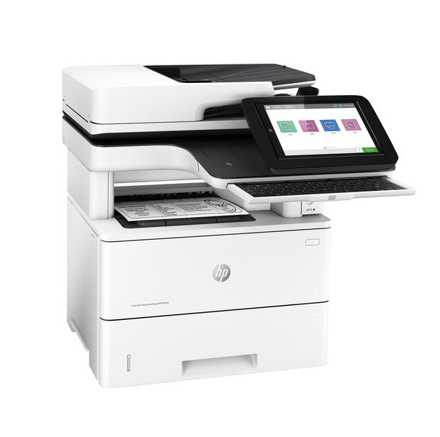 HP LaserJet Enterprise Flow M528z 1200 x 1200 dpi 45 ppm USB, Bluetooth, Ethernet, Wi-Fi Automatic Duplex Printing 8.0-inch Touch Screen LCD Display Monochrome Laser Multifunction Printer - 1PV67A