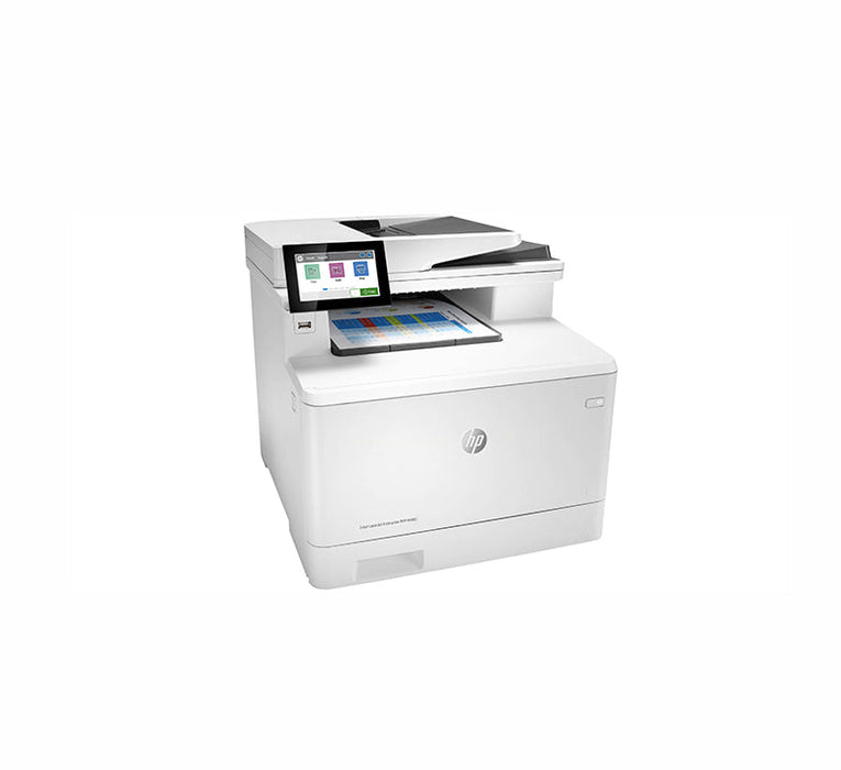HP LaserJet Enterprise M480f 600 x 600 dpi 29 ppm USB, Ethernet Automatic Duplex Printing 4.3-inch Touch Screen LCD Display Color Laser Multifunction Printer - 3QA55A