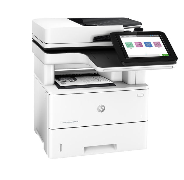 HP LaserJet Enterprise M528dn 1200 x 1200 dpi 52 ppm USB, Ethernet Automatic Duplex Printing 8-inch Touch Screen LCD Display Desktop Monochrome Laser Multifunction Printer - 1PV64A#BGJ